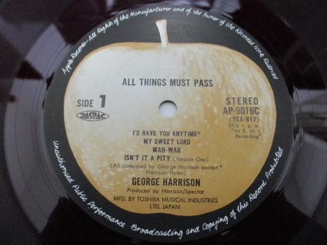 George Harrison All Things Must Pass Japan Orig. 3LP BOX SET RED WAX