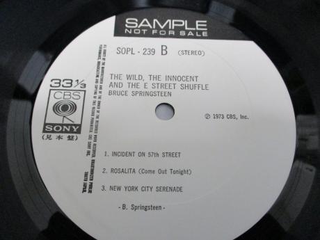 Bruce Springsteen Wild Innocent Japan Orig. PROMO LP WHITE LABEL PRO-INSERT