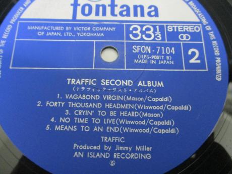 Traffic ( Second ) Last Album Japan Orig. LP DIF COVER