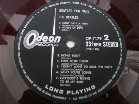 Beatles For Sale Japan Orig. LP G/F ODEON RED WAX EX