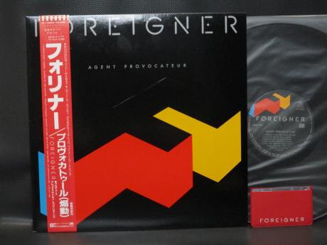 Foreigner Agent Provocateur Japan LP OBI RARE METAL CARD
