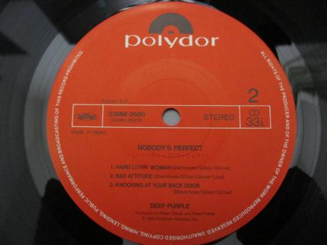 Deep Purple Nobody's Perfect Japan Orig. 2LP OBI