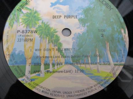Deep Purple 3rd S/T Japan Rare LP OBI INSERT