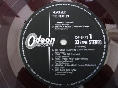 Beatles Revolver Japan Early Press LP OBI ODEON RED WAX