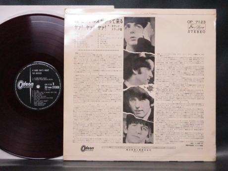 Beatles A Hard Day’s Night Japan Early Press LP DIF ODEON RED WAX