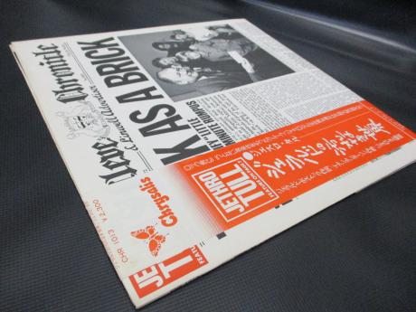 Jethro Tull Thick as Brick Japan Early Press LP OBI NEWSPAPER