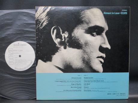 Elvis Presley Almost in Love Japan Orig. PROMO LP G/F WHITE LABEL
