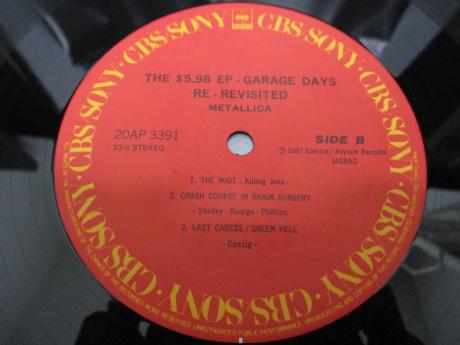 Metallica $5.98 EP Garage Days Re-Revisited Japan Orig. LP SHRINK STICKER