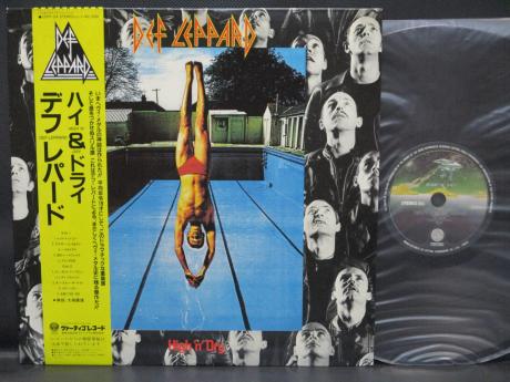 国内盤帯付き デフレパード ハイ＆ドライ レコード デフ・レパード / ハイ&ドライ DEF LEPPARD HIGH 'N' DRY