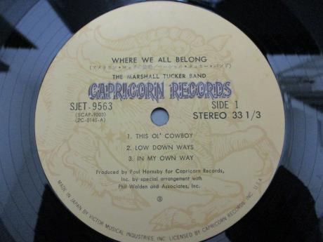 Marshall Tucker Band Where We All Belong Japan 2LP OBI RARE POSTER