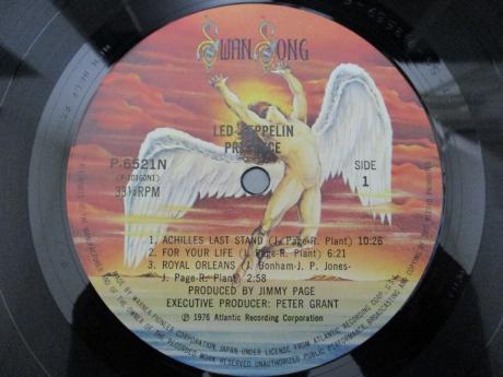 Led Zeppelin Presence Japan 10th Anniv LTD LP OBI