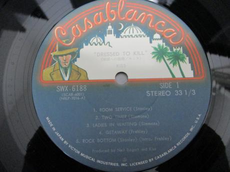 Kiss Dressed to Kill Japan Orig. LP OBI