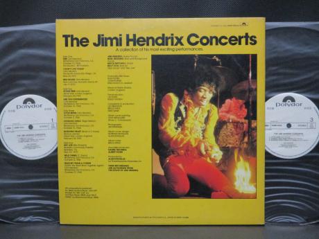 Jimi Hendrix Concerts Japan PROMO 2LP WHITE LABELS
