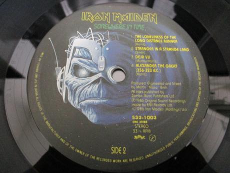 Iron Maiden Somewhere in Time Japan Orig. LP OBI 7" & MORE