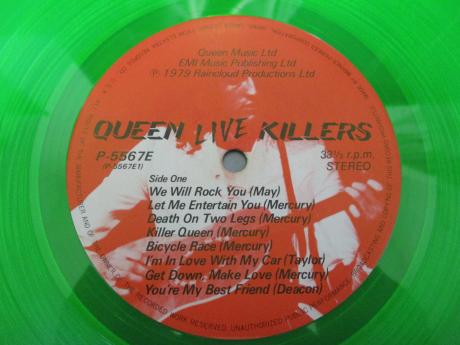 Queen Live Killers Japan Orig. 2LP OBI RED & GREEN DISC