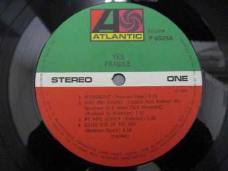 YES Fragile Japan 10th Anniv LTD LP OBI COMPLETE