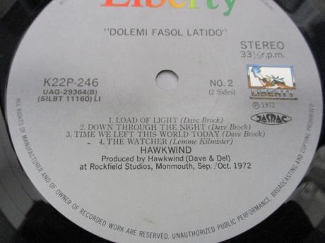Hawkwind Dolemi Fasol Latido Japan Rare LP OBI
