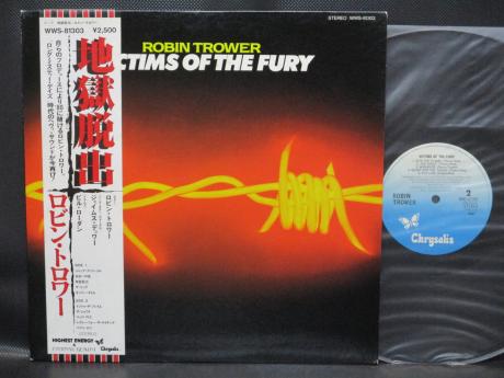 Robin Trower Victims of the Fury Japan Orig. LP OBI INSERT