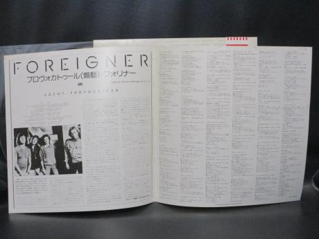 Foreigner Agent Provocateur Japan LP OBI RARE METAL CARD