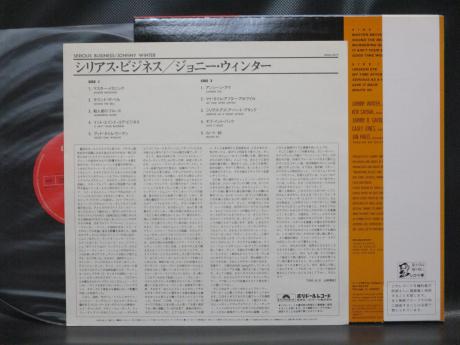 Johnny Winter Serious Business Japan Orig. LP OBI