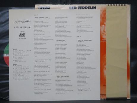 Led Zeppelin 1st Same Title Japan Rare LP OBI BIG POSTER