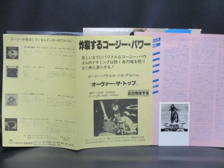 Rainbow Cozy Powell Over the Top Japan PROMO LP OBI PRO-SHEET