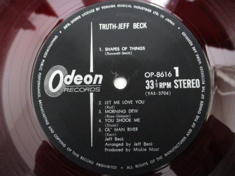 Jeff Beck Truth Japan Orig. LP DIF RED WAX