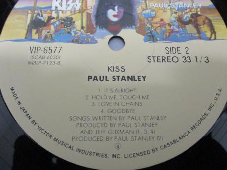 Paul Stanley Kiss Japan Orig. LP OBI INSERT