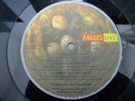 Eagles Live Japan Orig. 2LP OBI POSTER COMPLETE