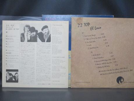 ZZ TOP El Loco Japan Orig. PROMO LP WHITE LABEL