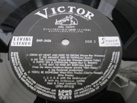 Elvis Presley Girl Happy Japan Orig. LP DIF F/B VICTOR