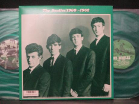 Beatles 1960 ~ 1962 Japan ONLY LTD PROMO 2LP OBI GREEN WAX COMPLETE