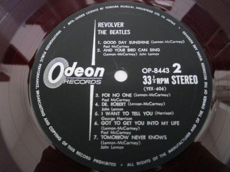 Beatles Revolver Japan Early Press LP OBI ODEON RED WAX