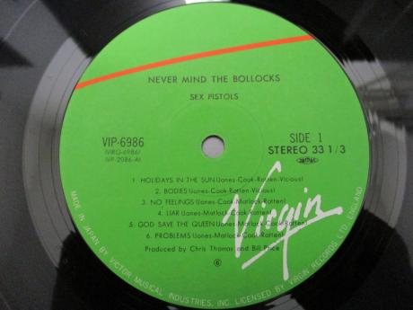 Sex Pistols Never Mind the Bollocks Japan Virgin ED LP OBI