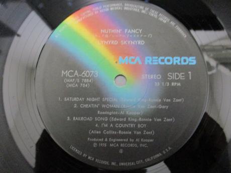 Lynyrd Skynyrd Nuthin’ Fancy Japan Orig. LP PURPLE OBI