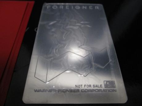 Foreigner Agent Provocateur Japan LP OBI RARE METAL CARD
