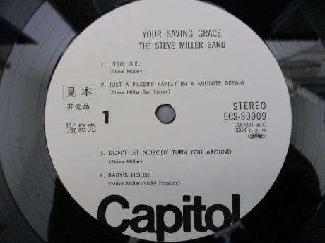 Steve Miller Band Your Saving Grace Japan PROMO LP BLUE OBI