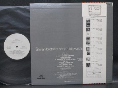 Allman Brothers Band Idlewild South Japan PROMO LP OBI WHITE LABEL
