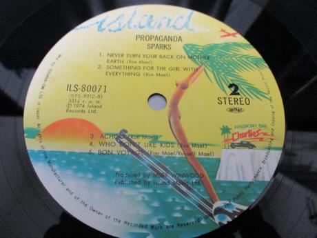 Sparks Propaganda Japan Orig. LP OBI INSERT