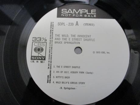 Bruce Springsteen Wild Innocent Japan Orig. PROMO LP WHITE LABEL PRO-INSERT