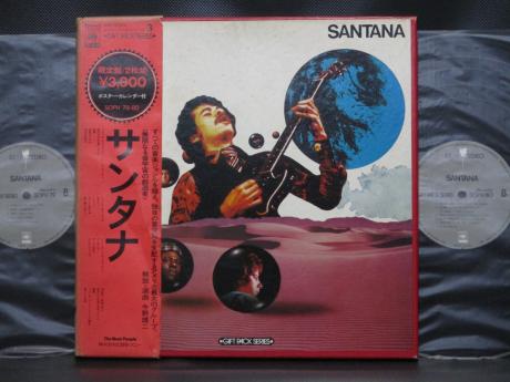 Santana Gift Pack Series Japan Only LTD BOX 2P SET OBI POSTER