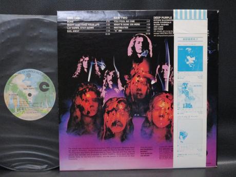 Deep Purple Burn Japan Rare LP OBI INSERT
