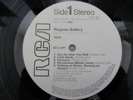 Slade Rogues Gallery Japan PROMO LP OBI WHITE LABEL