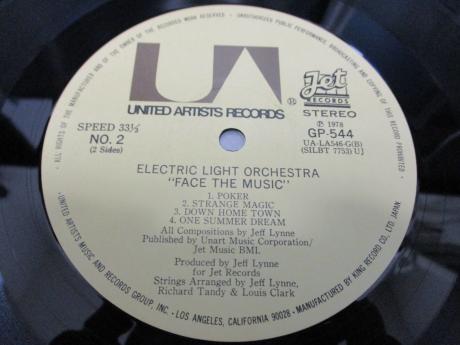 ELO Electric Light Orchestra Face the Music Japan Tour ED LP OBI