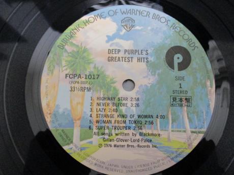 Deep Purple Greatest Hits Japan Mail Order ONLY PROMO LP