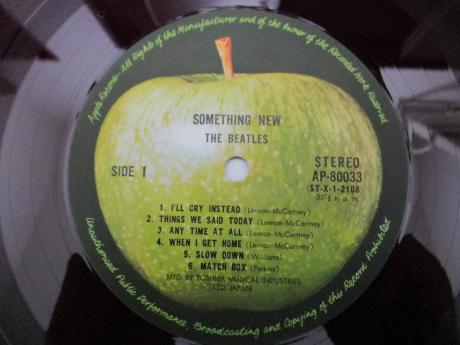 Beatles Something New Japan Orig. LP G/F RED WAX