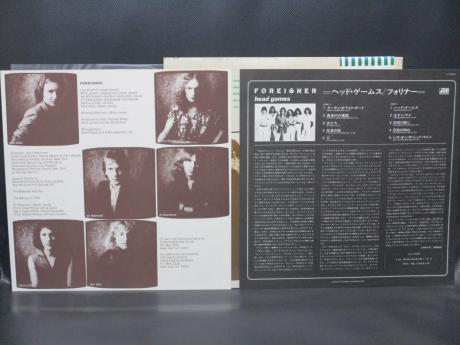 Foreigner Head Games Japan Orig. LP OBI INSERT
