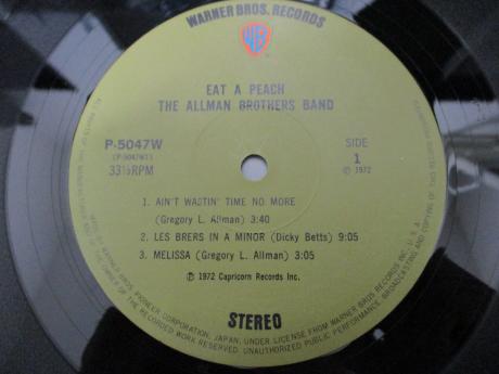 Allman Brothers Band Eat a Peach Japan Orig. 2LP OBI