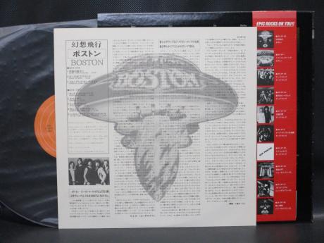 Boston 1st Same Title Japan Early Press LP RED OBI