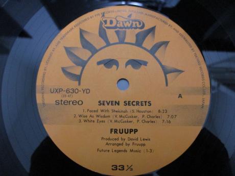 Fruupp Seven Secrets Japan Orig. LP INSERT